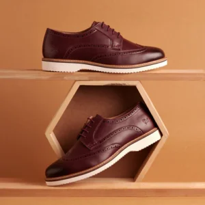 Luxe Brogues : Burgundy